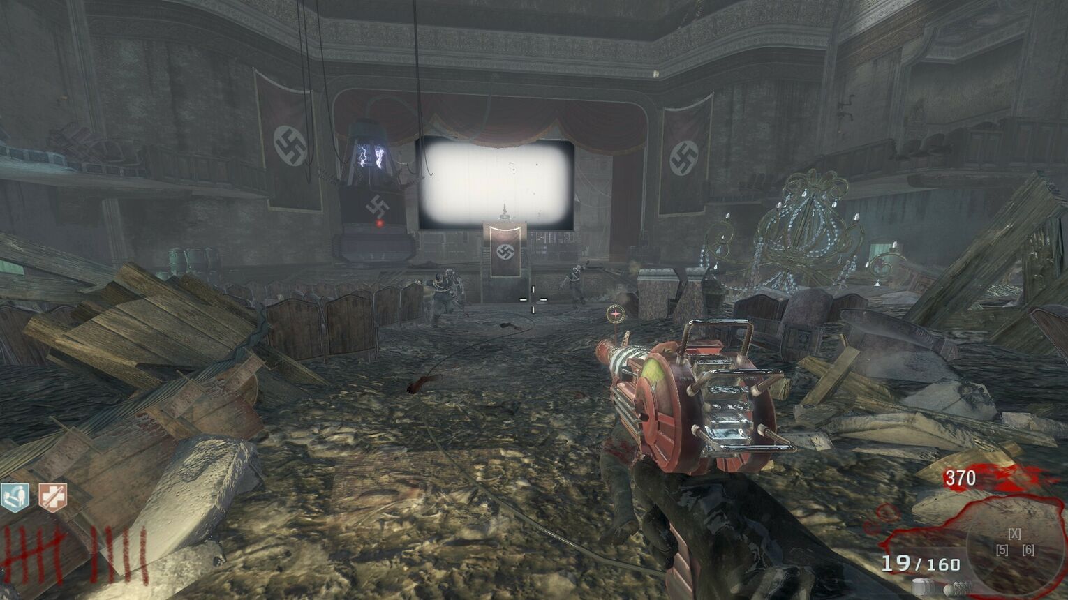 Call of Duty Kino Der Toten Zombies map Gameplay