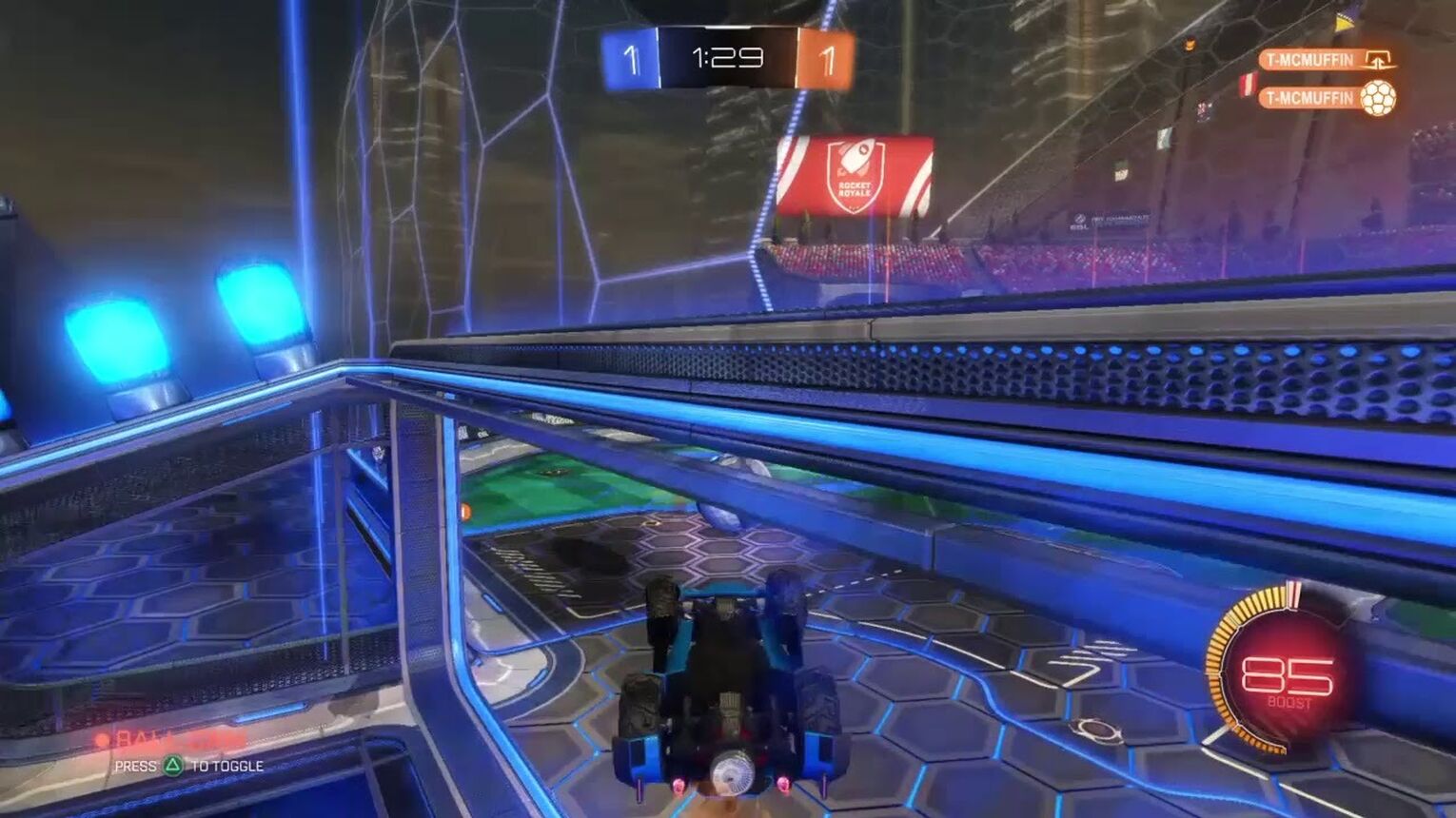 Rocket League Squishy Save Gameplay