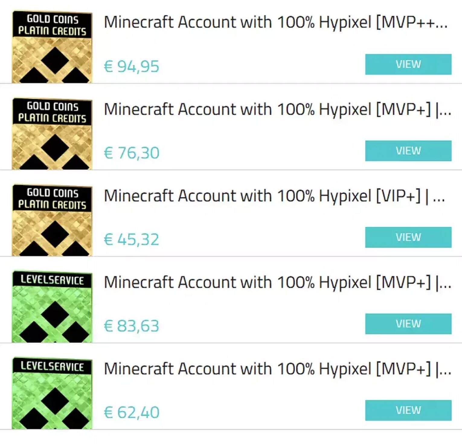 MMOGA Hypixel Coins