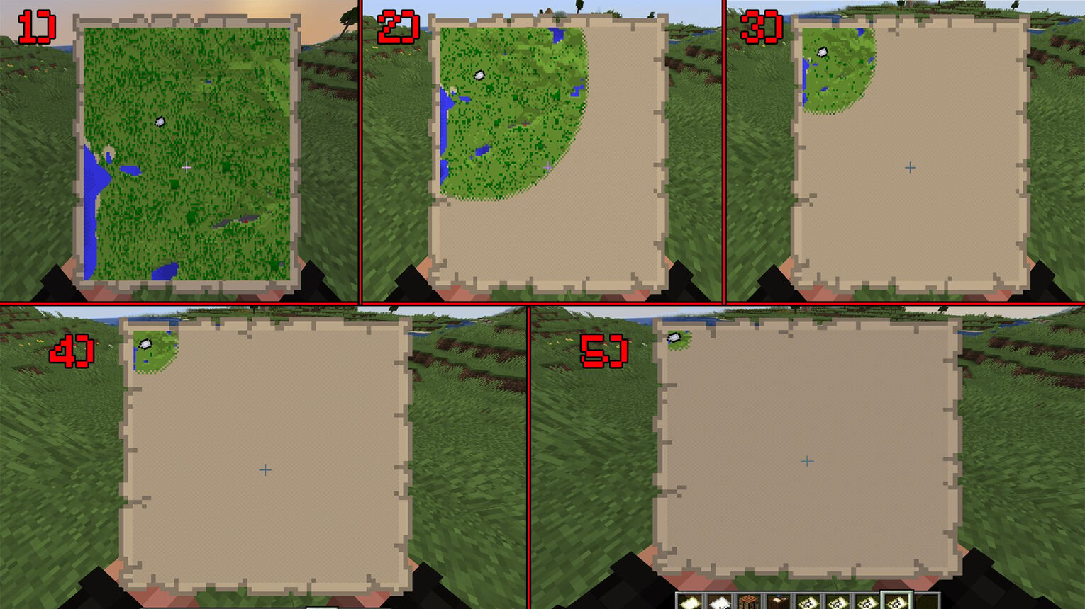 Minecraft Map Size Differences