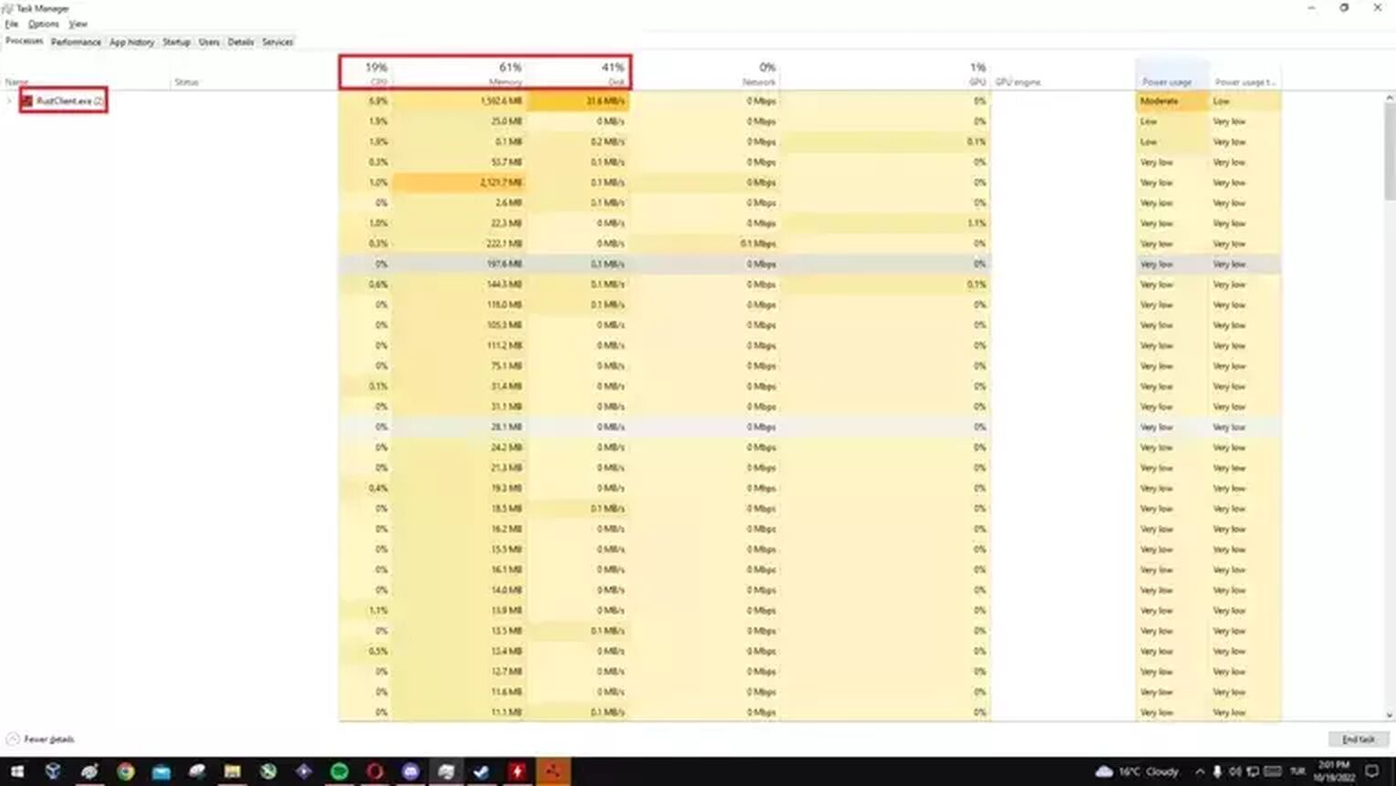 Task Manager Rust