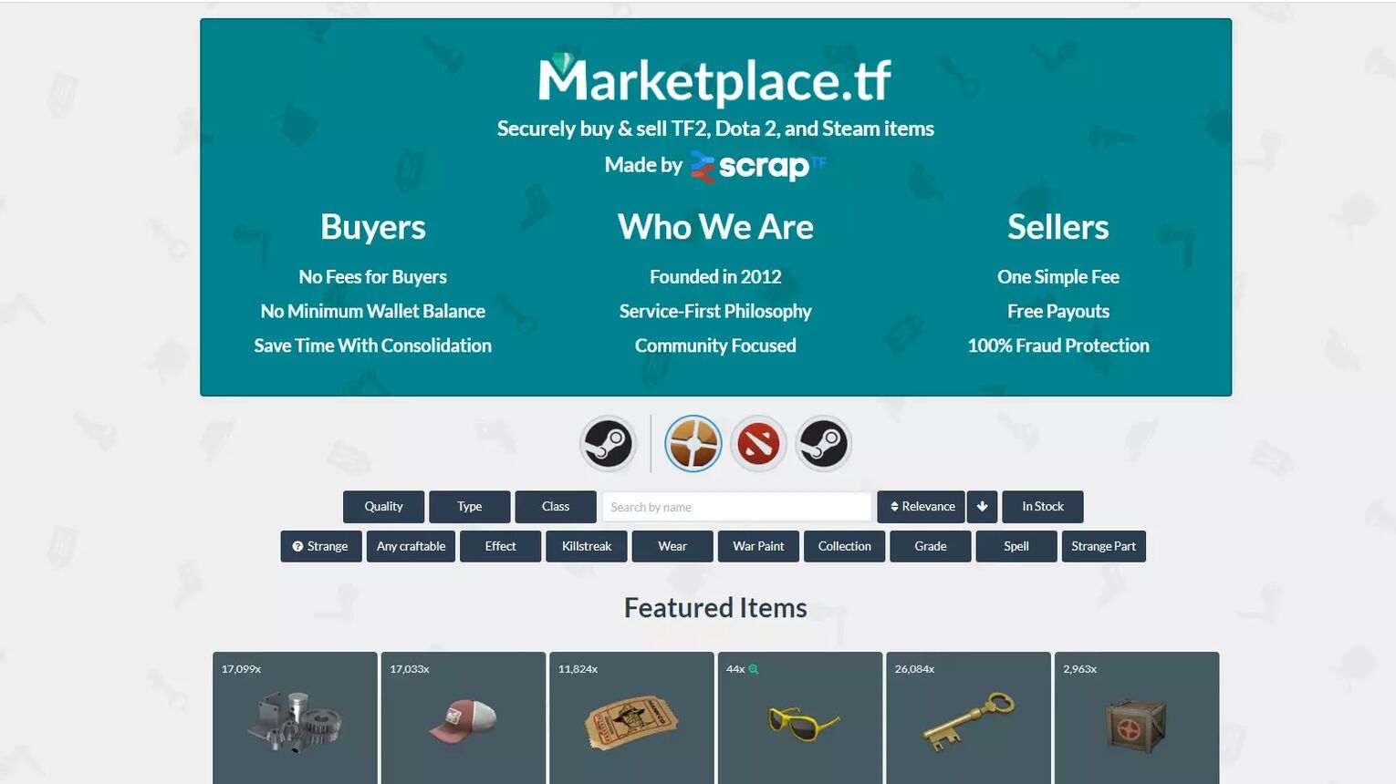 Marketplace.tf Home Page