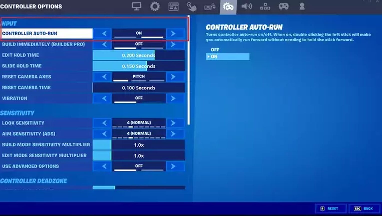 How To Auto Run In Fortnite on Xbox Series & Playstation
