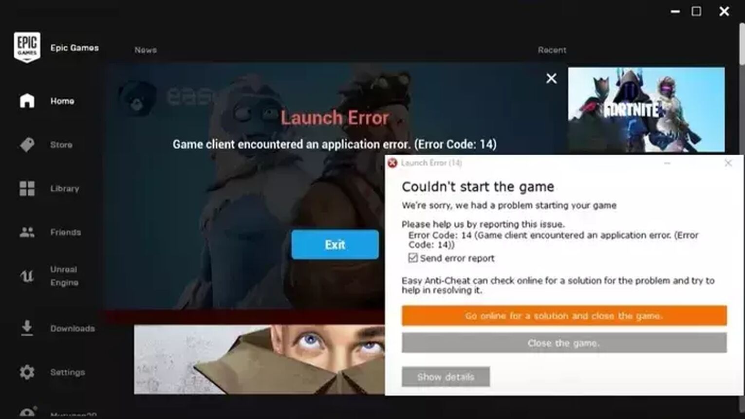 How to fix Fortnite server offline Epic Games launcher error -  GameRevolution