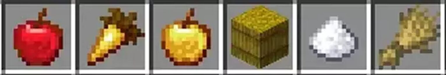 Foods for Minecraft Donkey