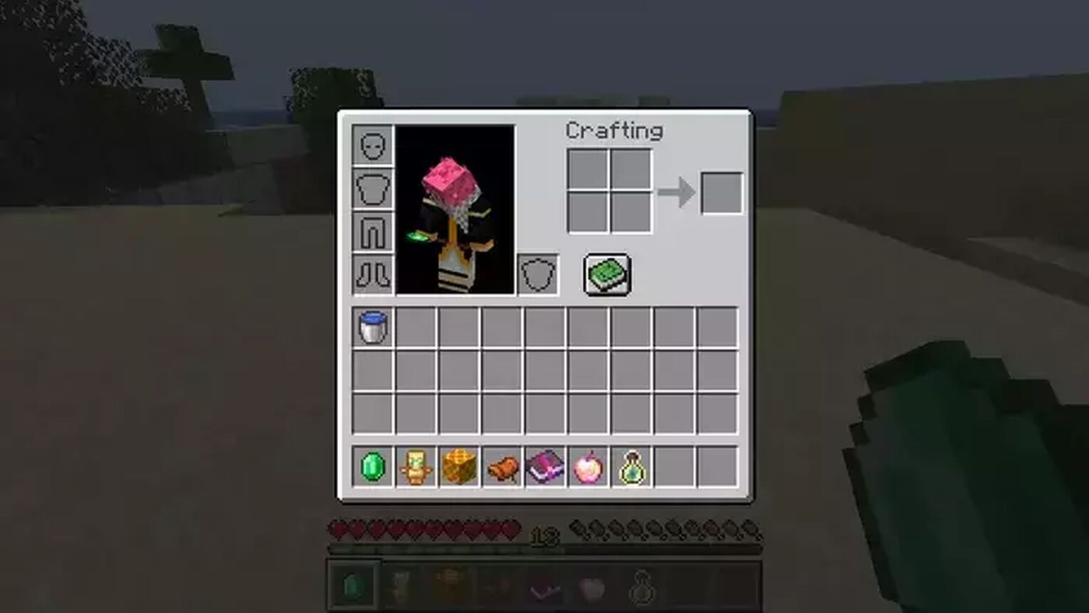 Place Items In Inventory Minecraft