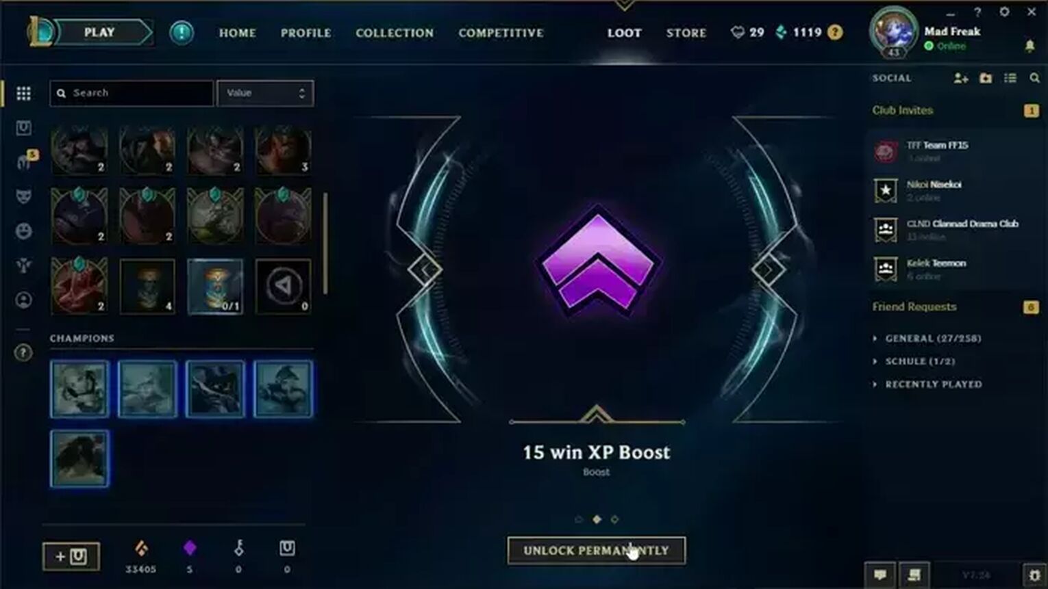 What does boosted mean in LoL?