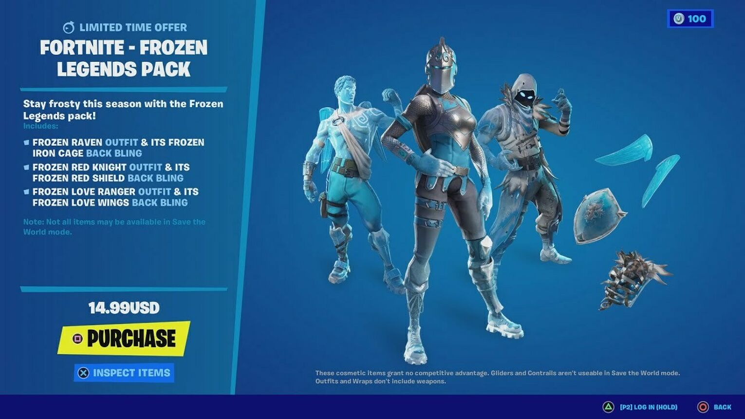 Frozen Legends Fortnite Bundle