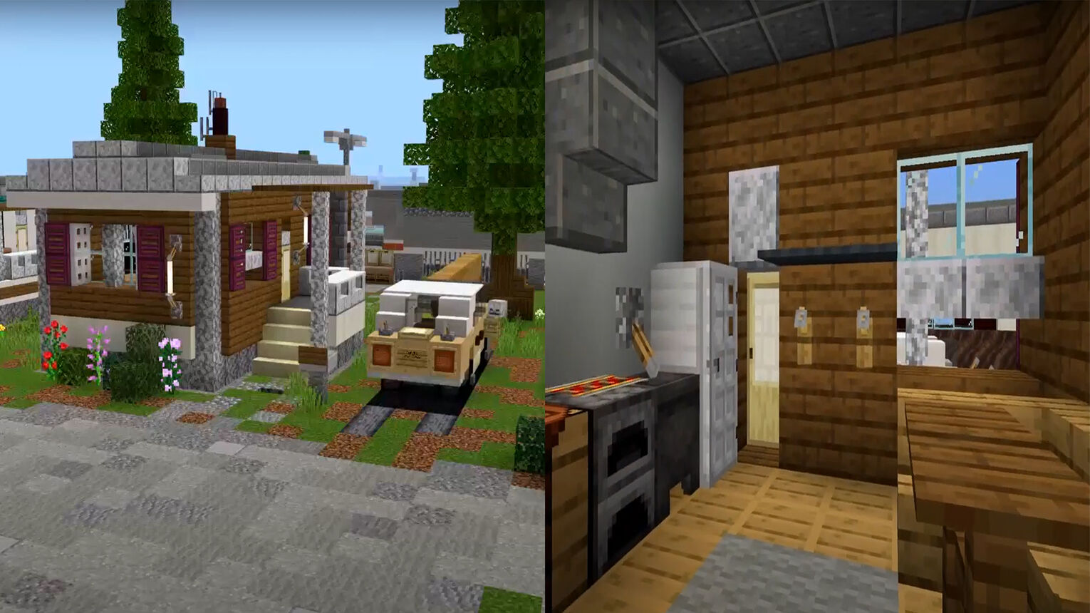 Minecraft Best Small House Ideas Trailer House