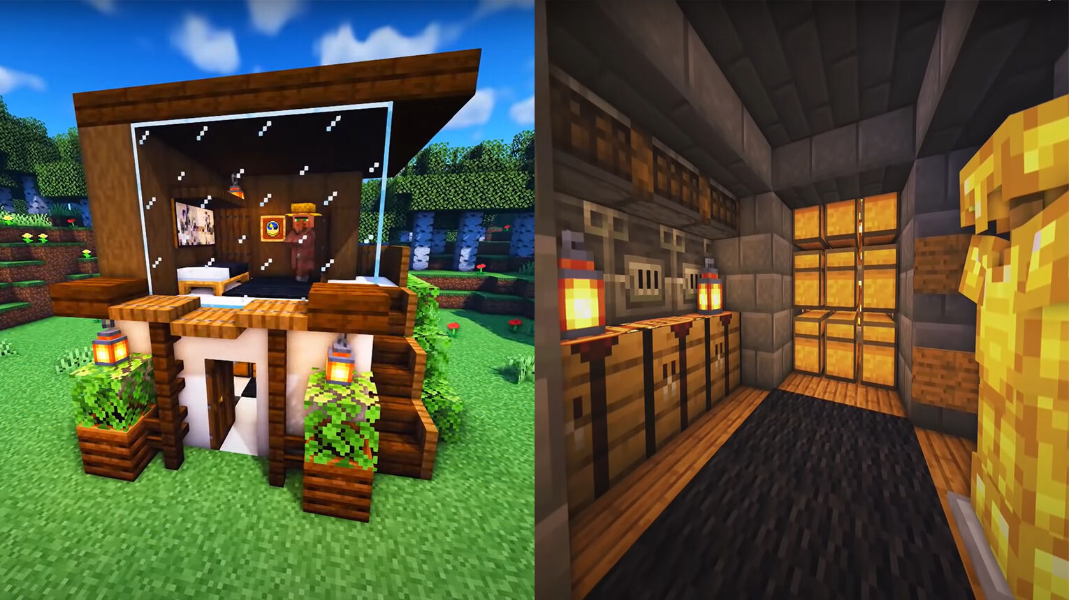 Design ideas for smallest houses in Minecraft