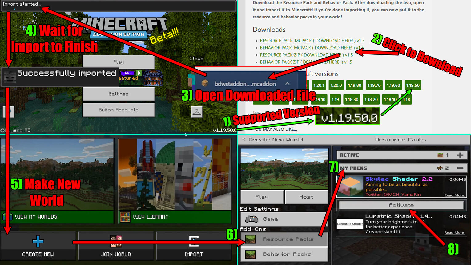 Minecraft Education Edition How to Get Mods Addons