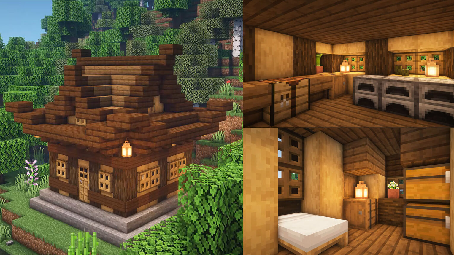 Minecraft Small Japanese Temple House