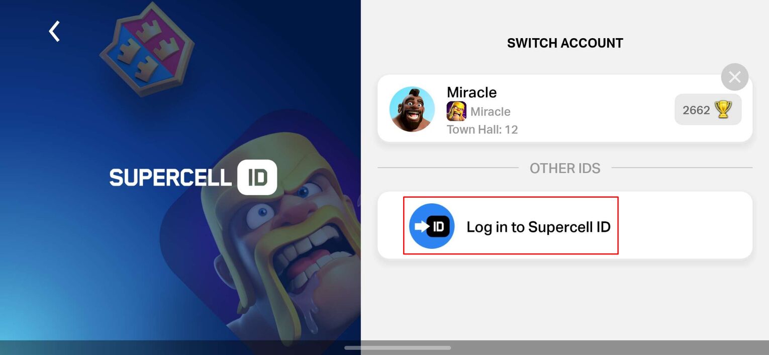 Log In To Supercell ID