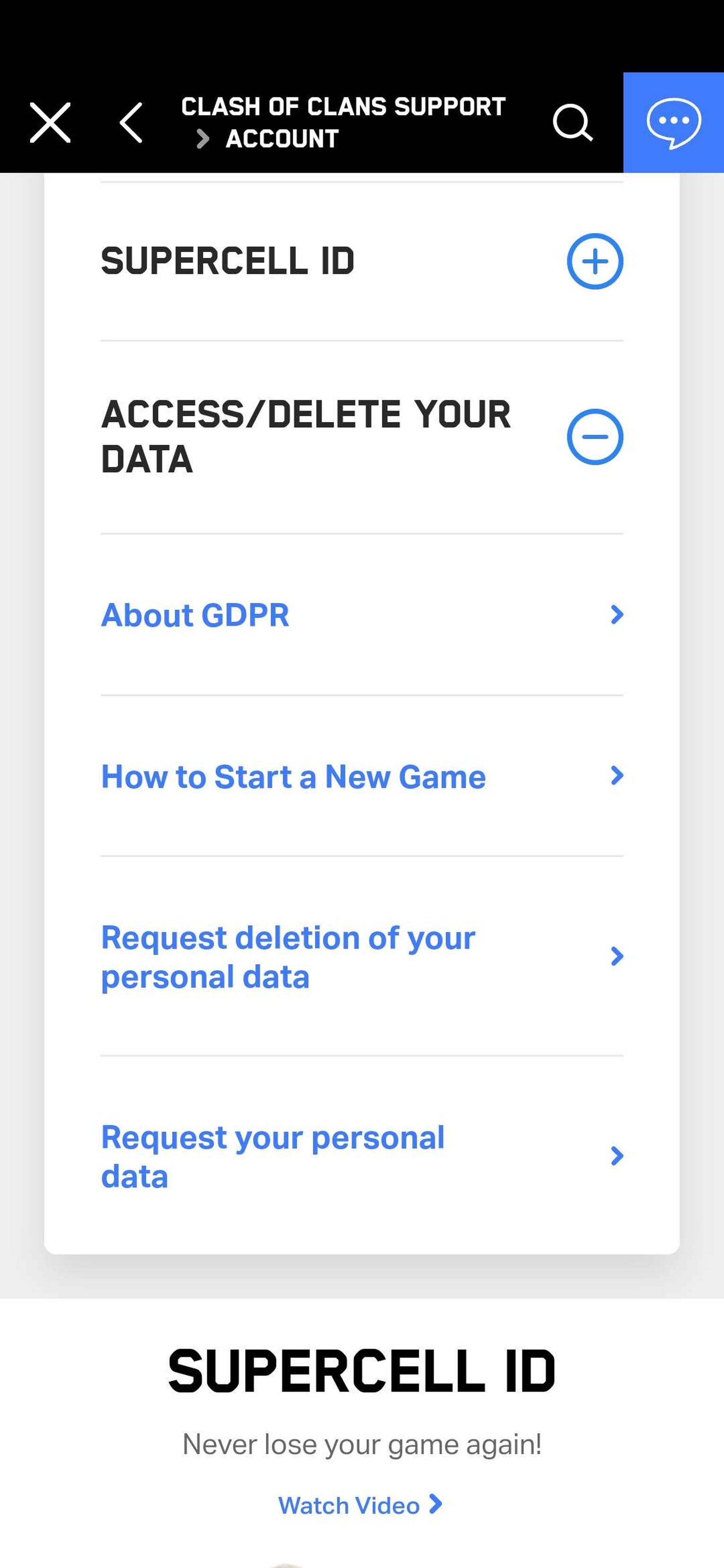 Request deletion of your personal data