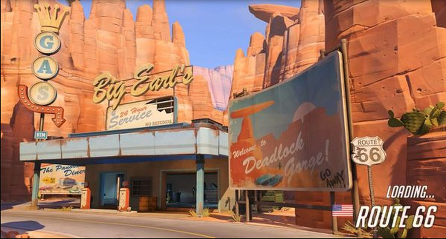Route 66 overwatch 2 map