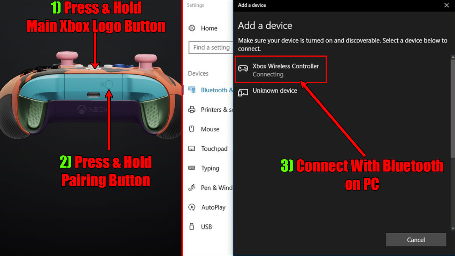 Connect Xbox Controller to Steam With Bluetooth