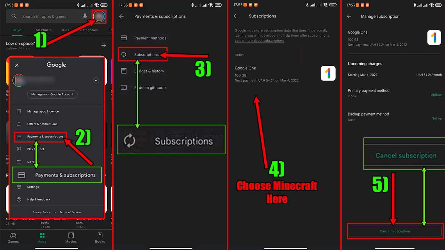 Minecraft How to Cancel Realms Subscription on Android