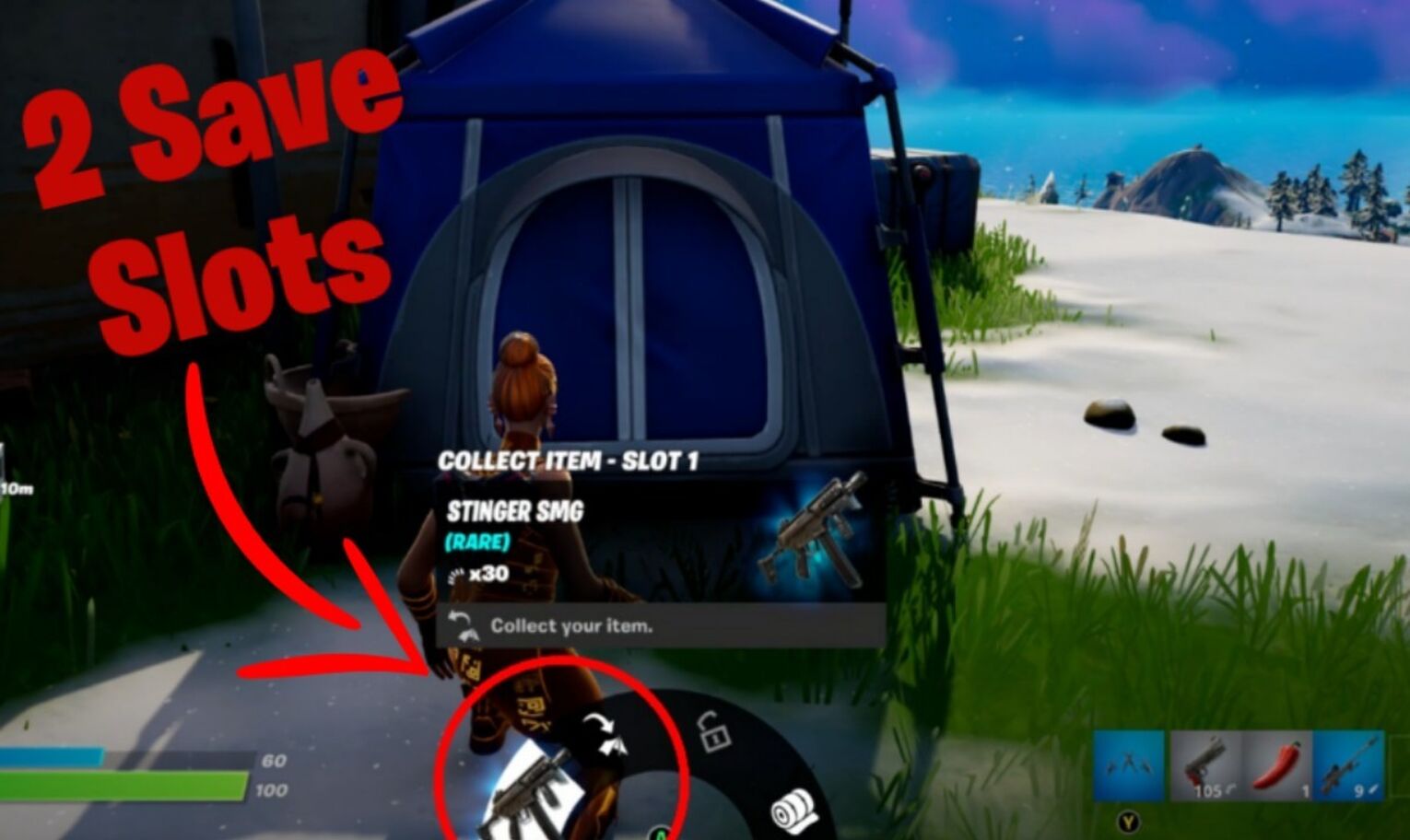 Save Slots for Fortnite tents