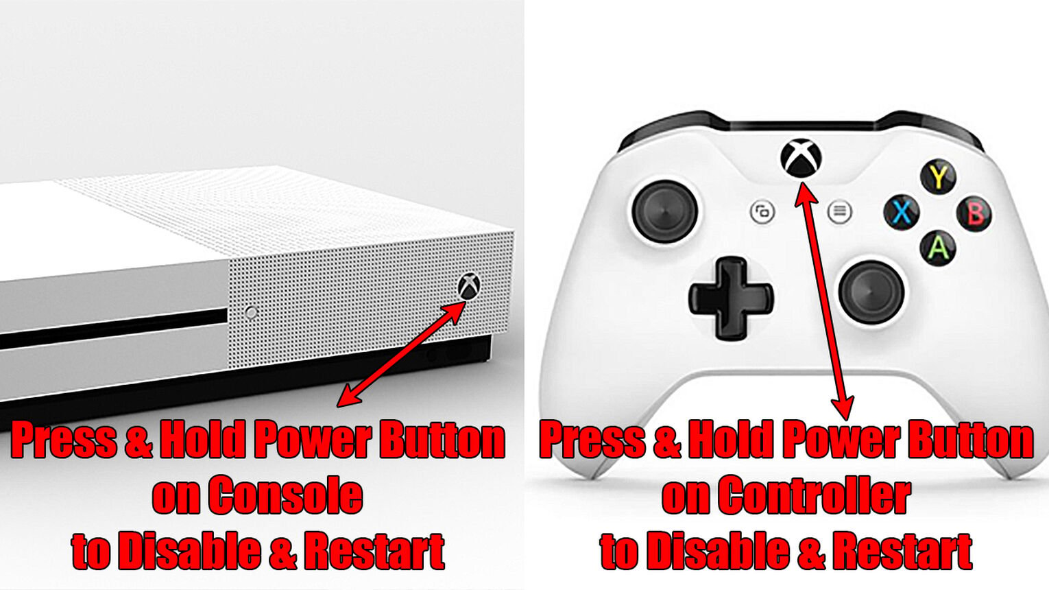 Xbox Console and Controller Power Button Restart