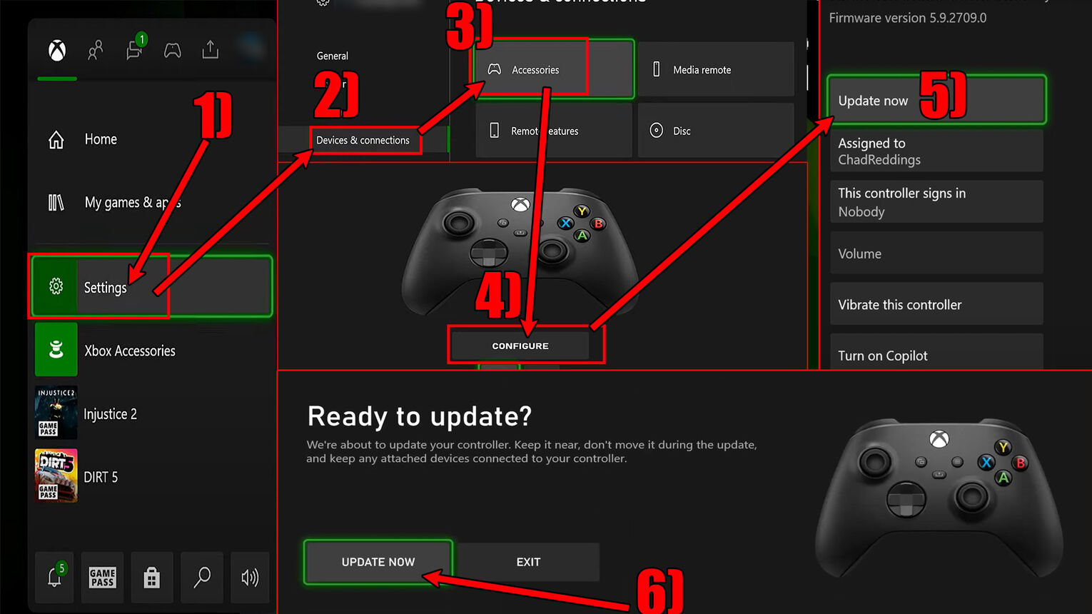Xbox One Console Update Controller