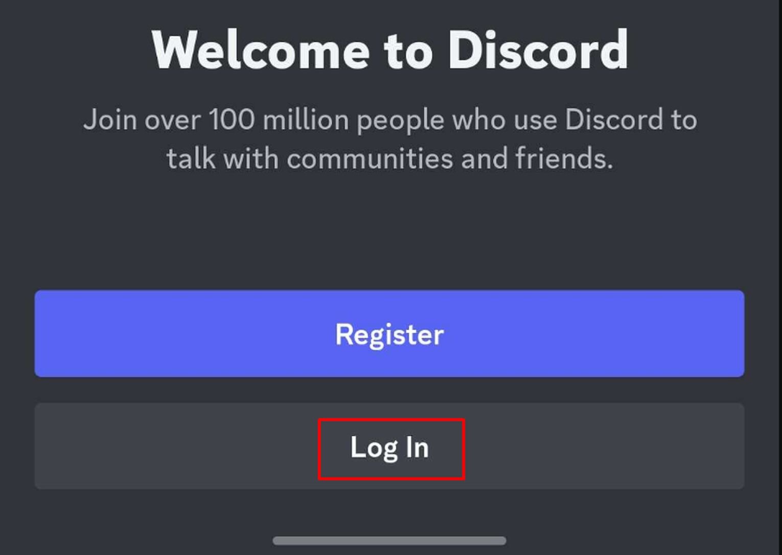 Log In To Discord