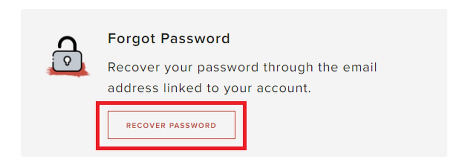 Click Recover Password