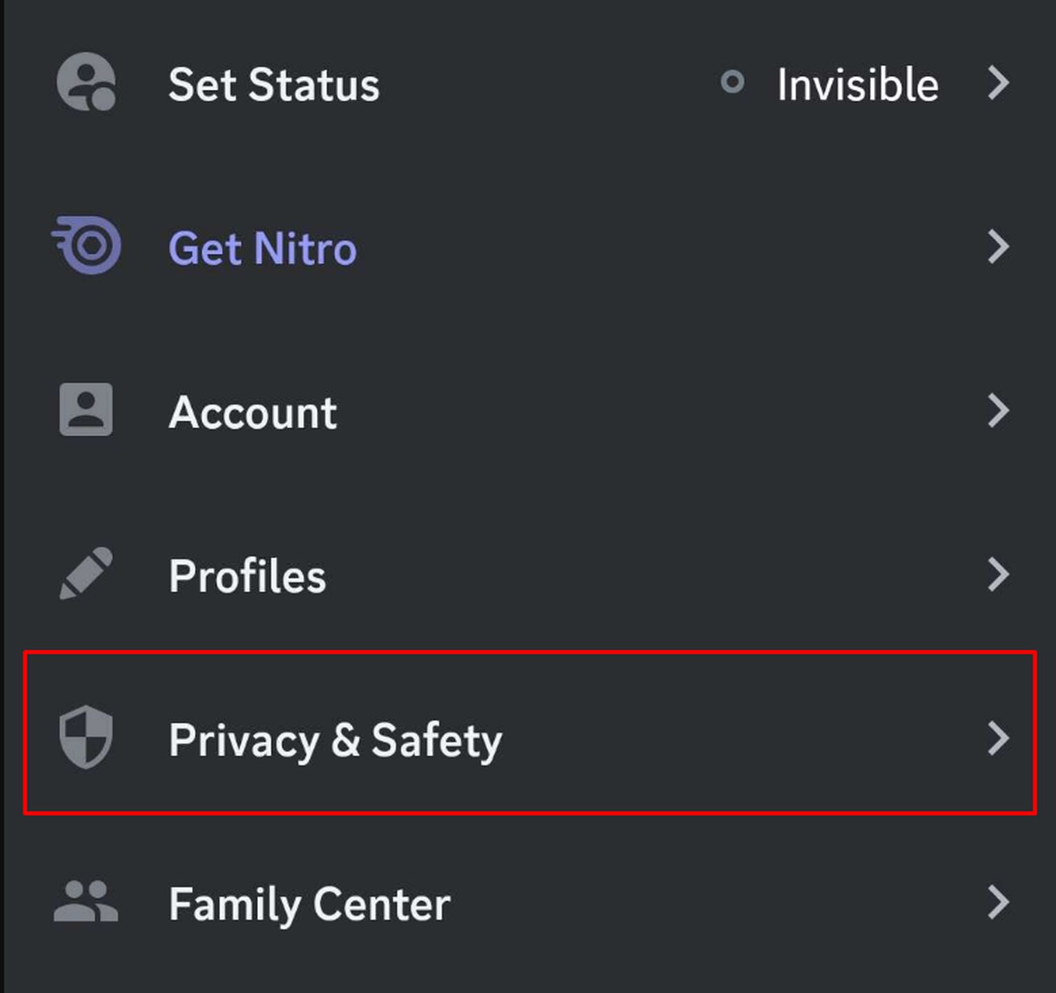 Hide NSFW Content On Discord Mobile Step 2