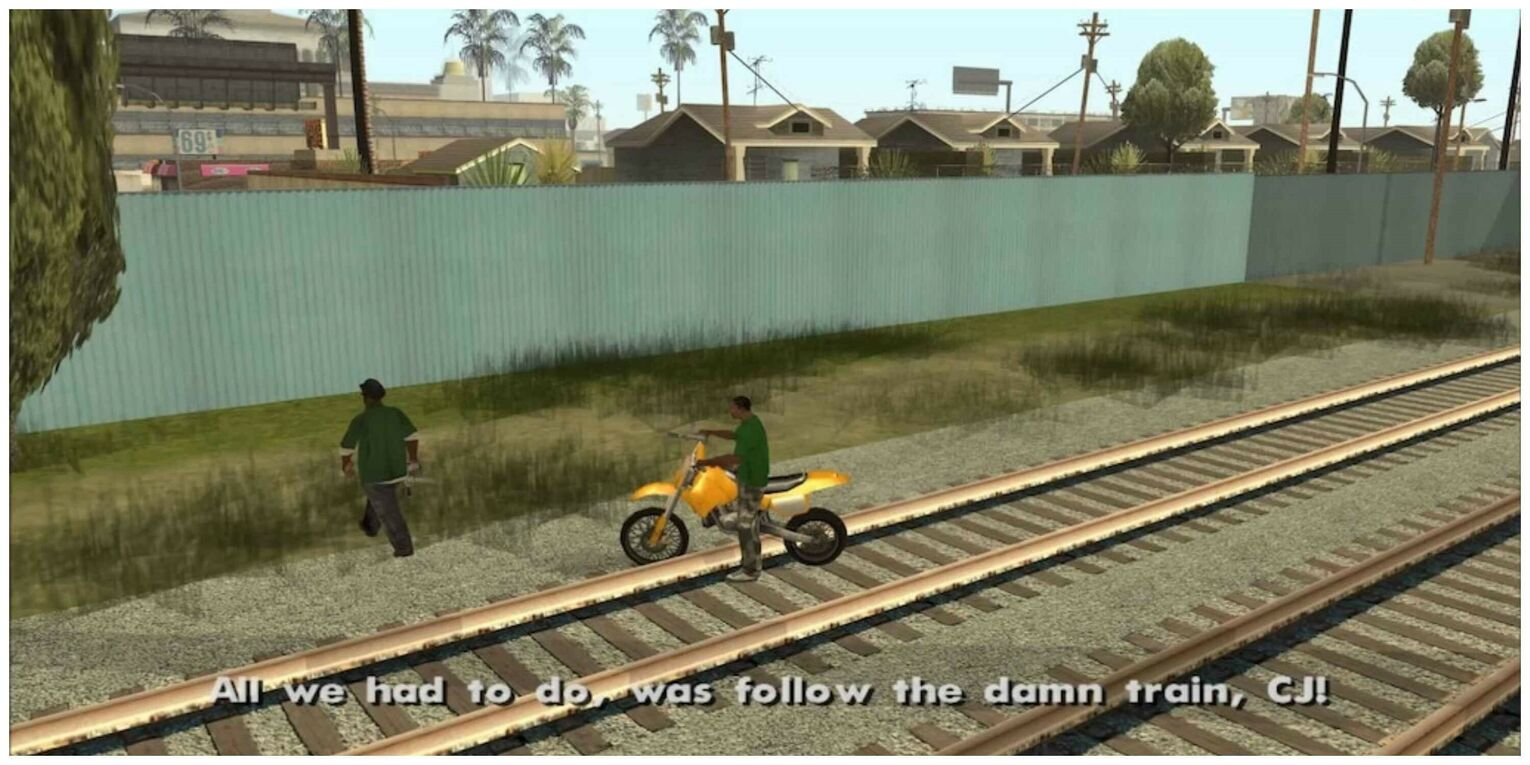 Train quote from GTA: San Andreas