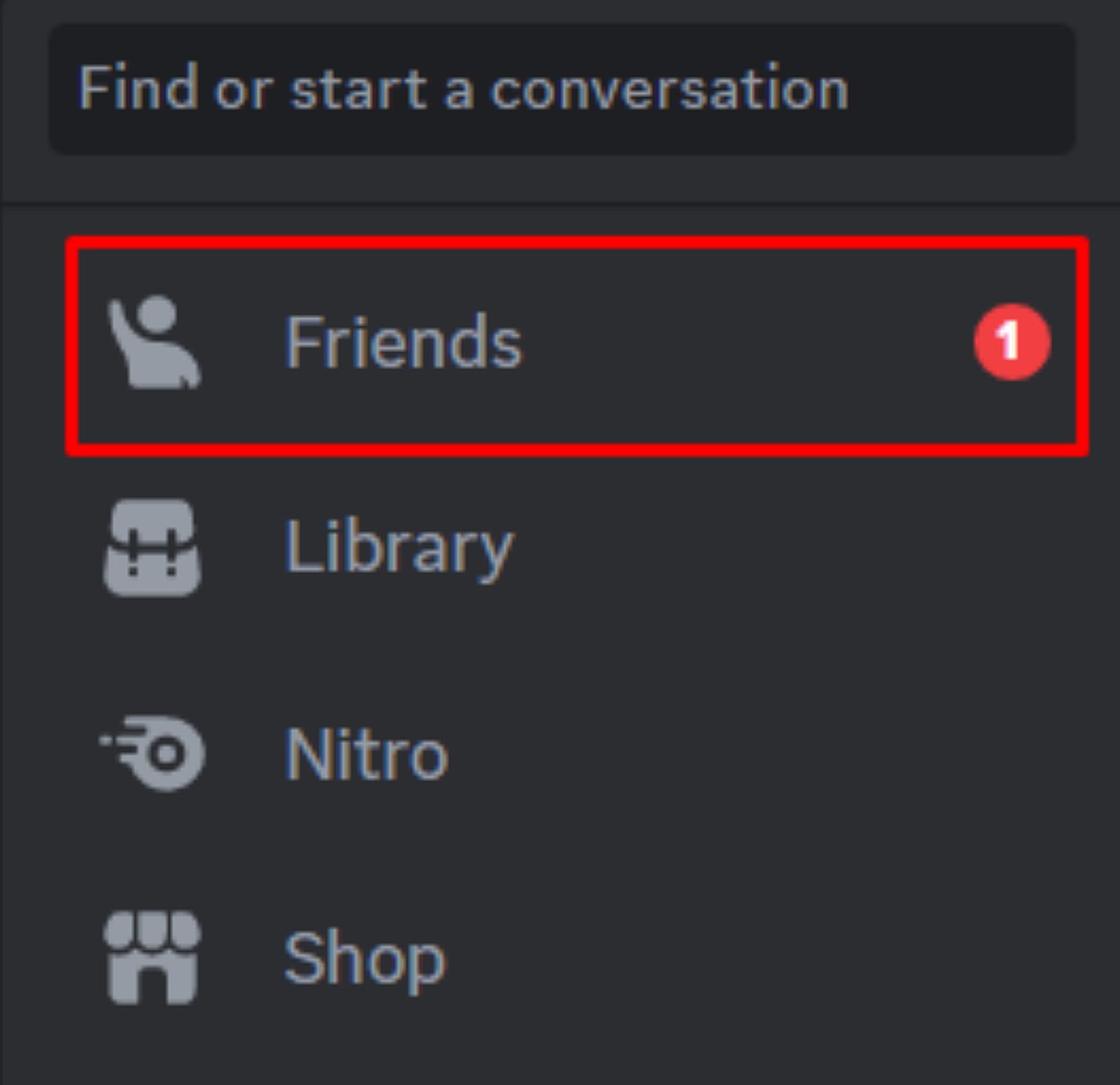 Step 2: Go To The “Friends” Tab On Discord