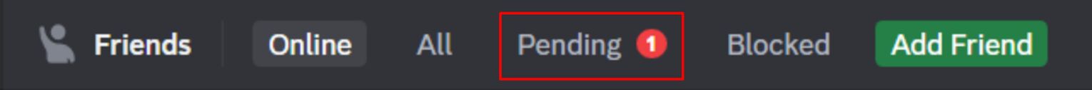 Step 3: Click On The “Pending” Button
