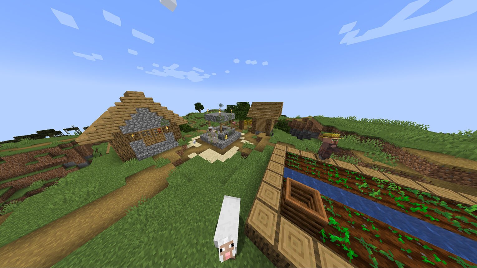 Minecraft Plains Village