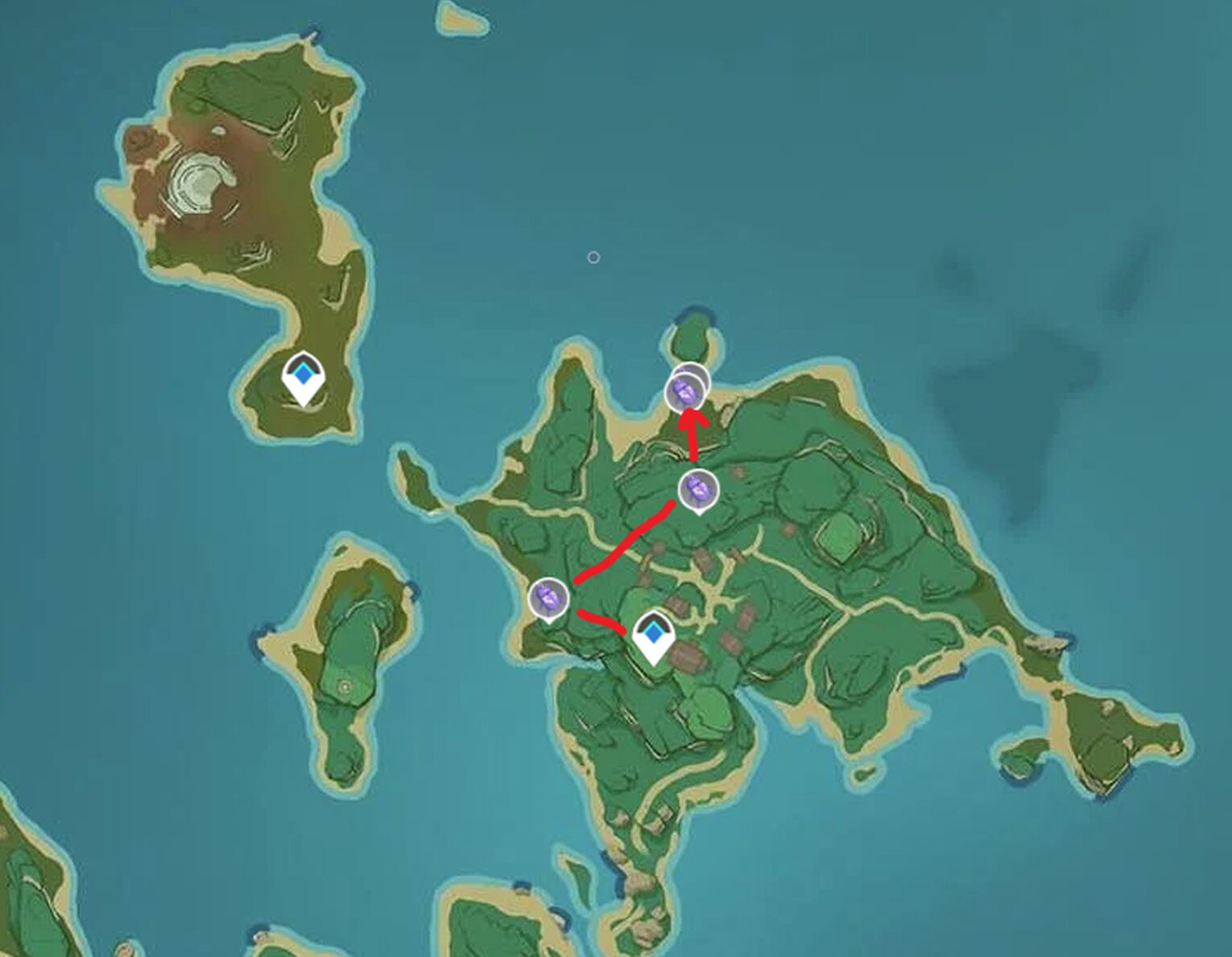 Fast and Easy Route for Farming Onikabuto on Kannazuka Island's Kujou Encampment