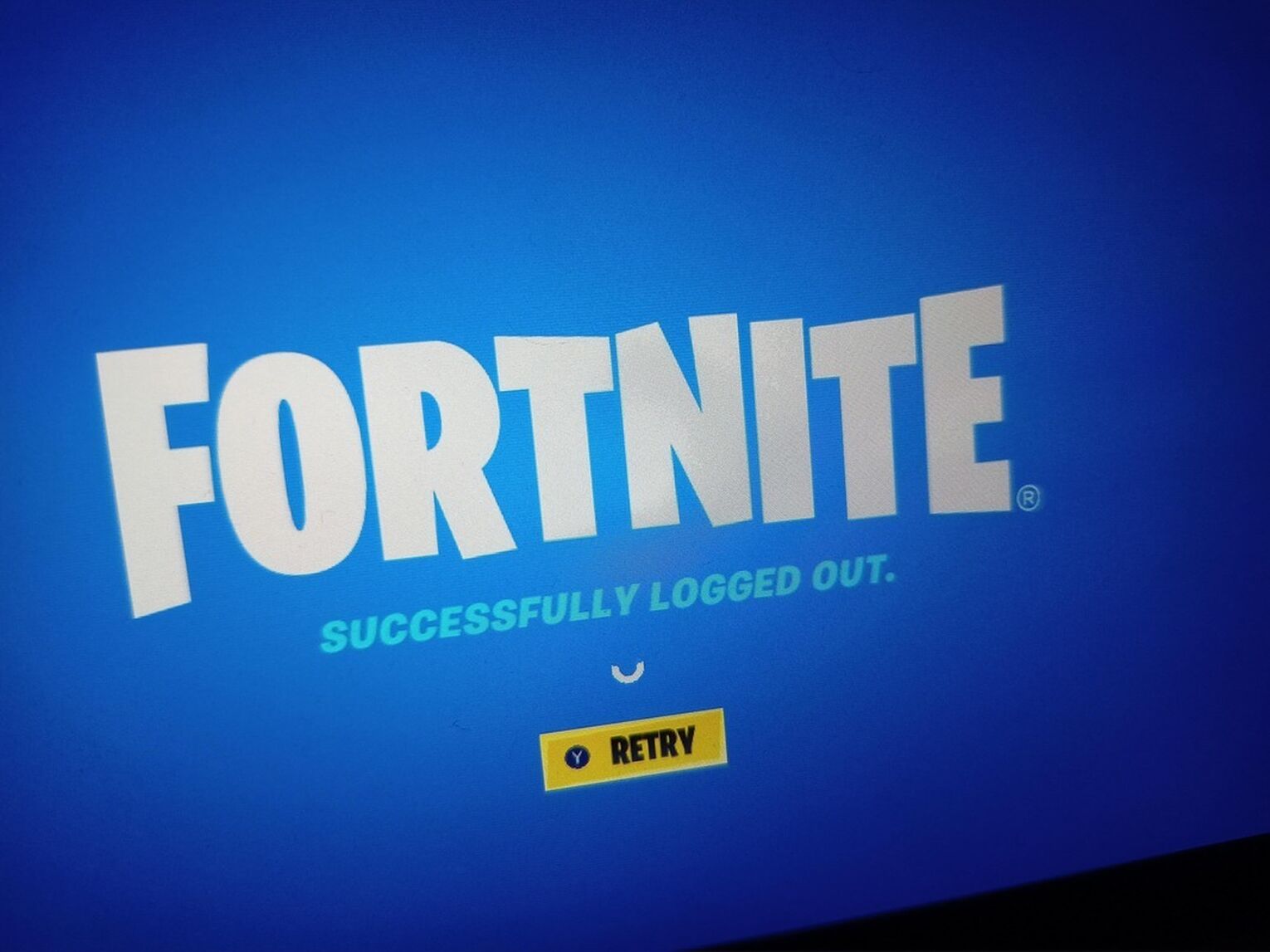 Fortnite Logged Out on PC