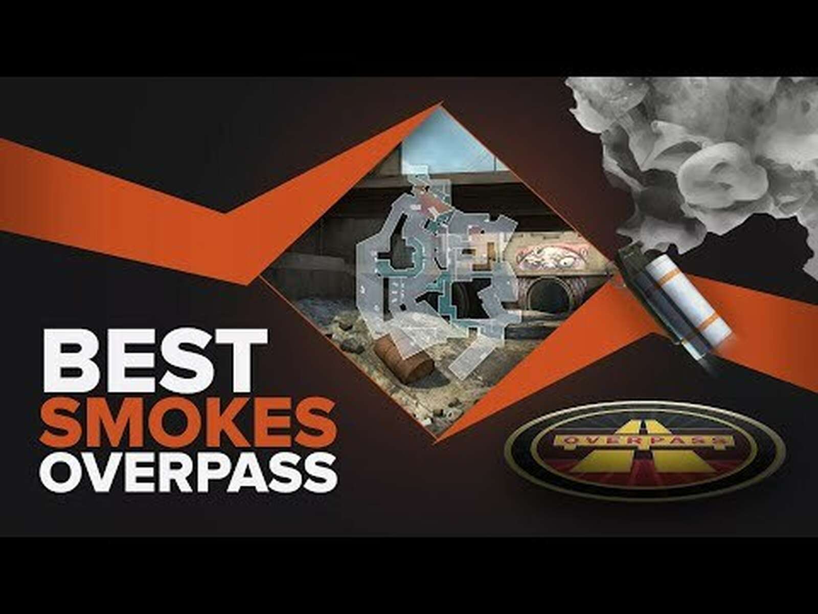 The Best CSGO Smokes on Overpass