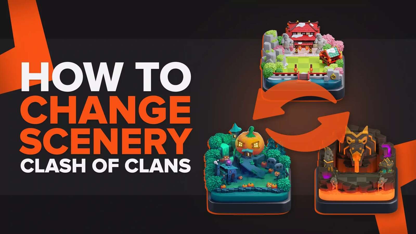 How To Change Scenery In Clash of Clans