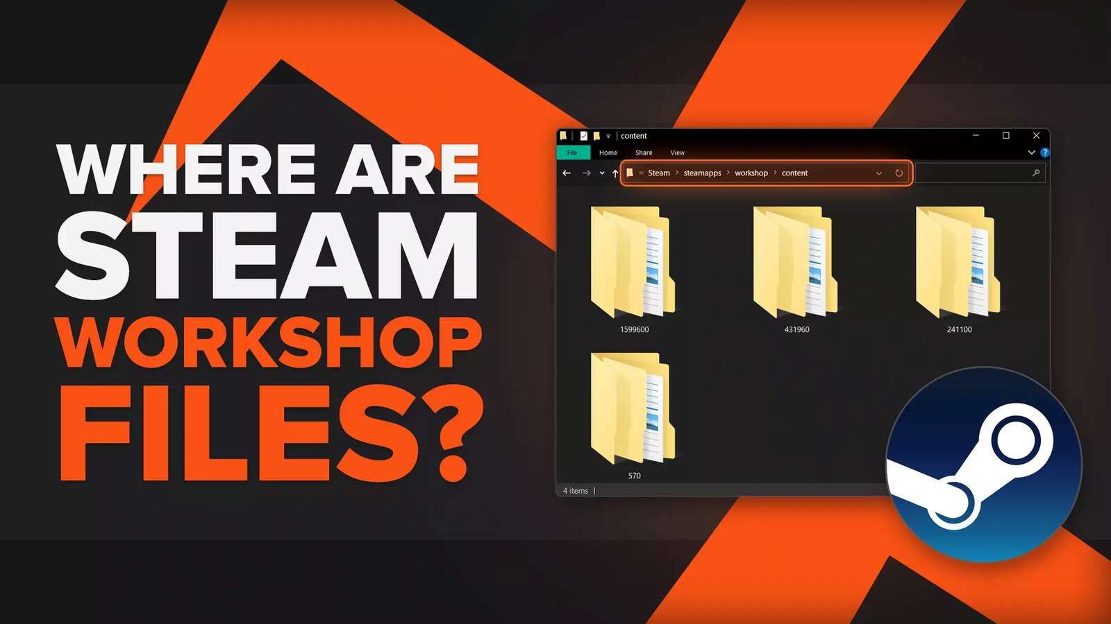 Here's How to Find & Locate Steam Workshop Files
