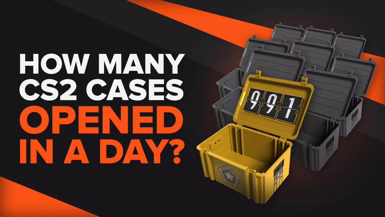 How Many Cases Are Opened In A Day In CS2 (CSGO) [Exact Number]
