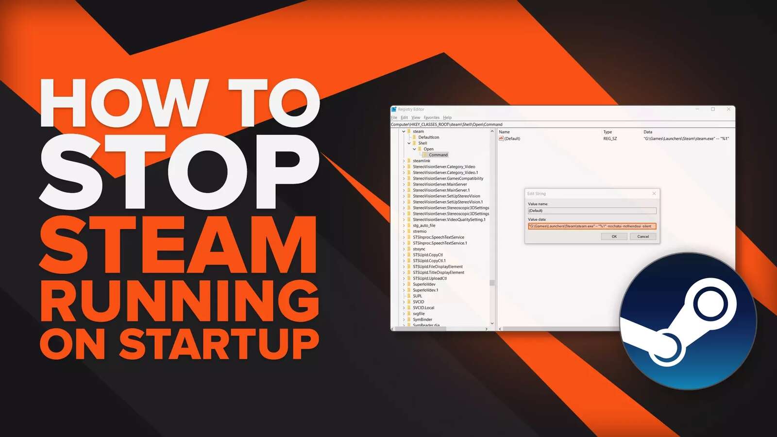 How to Stop Steam from Running Automatically on Startup