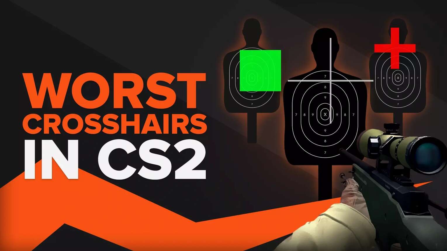 The 10 Absolute Worst Crosshairs In CS2 (CSGO) [With Codes]