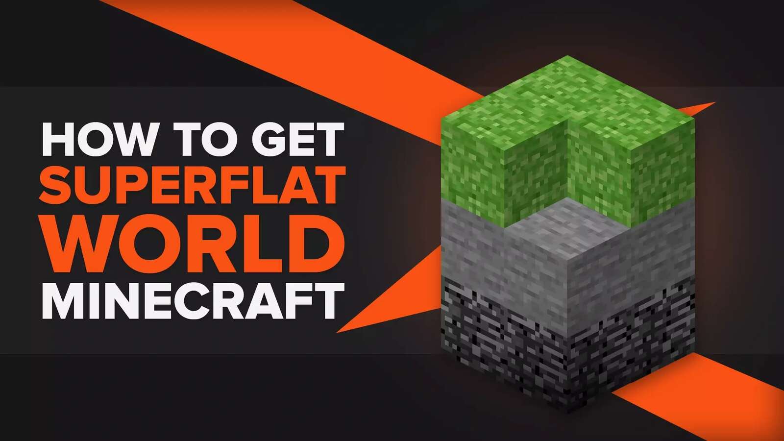 Wie man eine superflache Welt in Minecraft bekommt