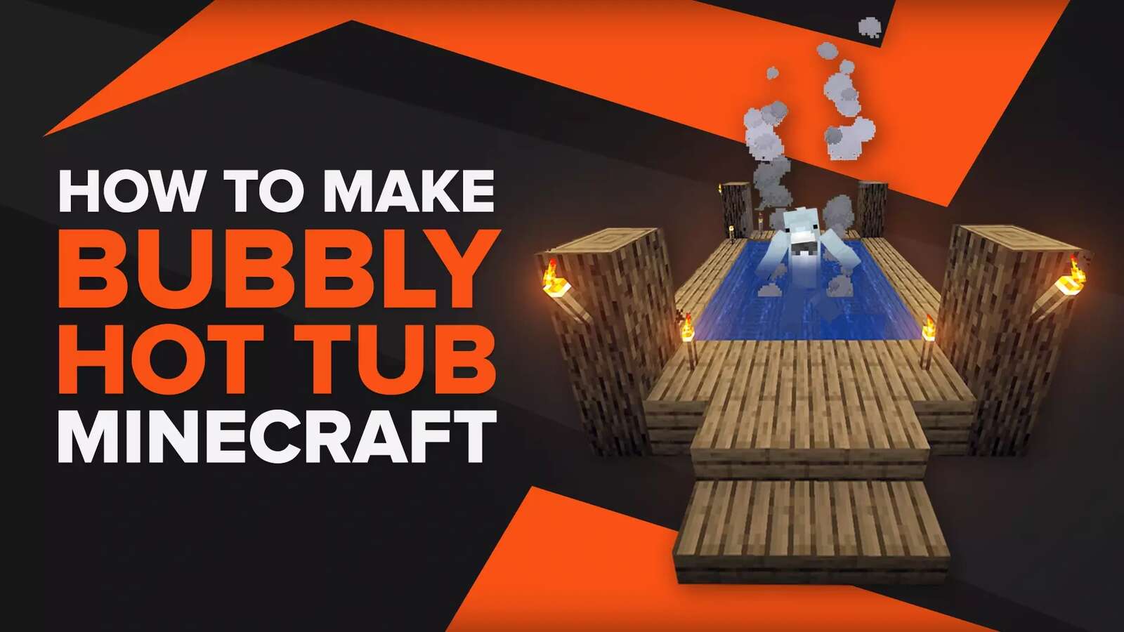 How to Make a Bubbly Hot Tub in Minecraft [3 Ideas]