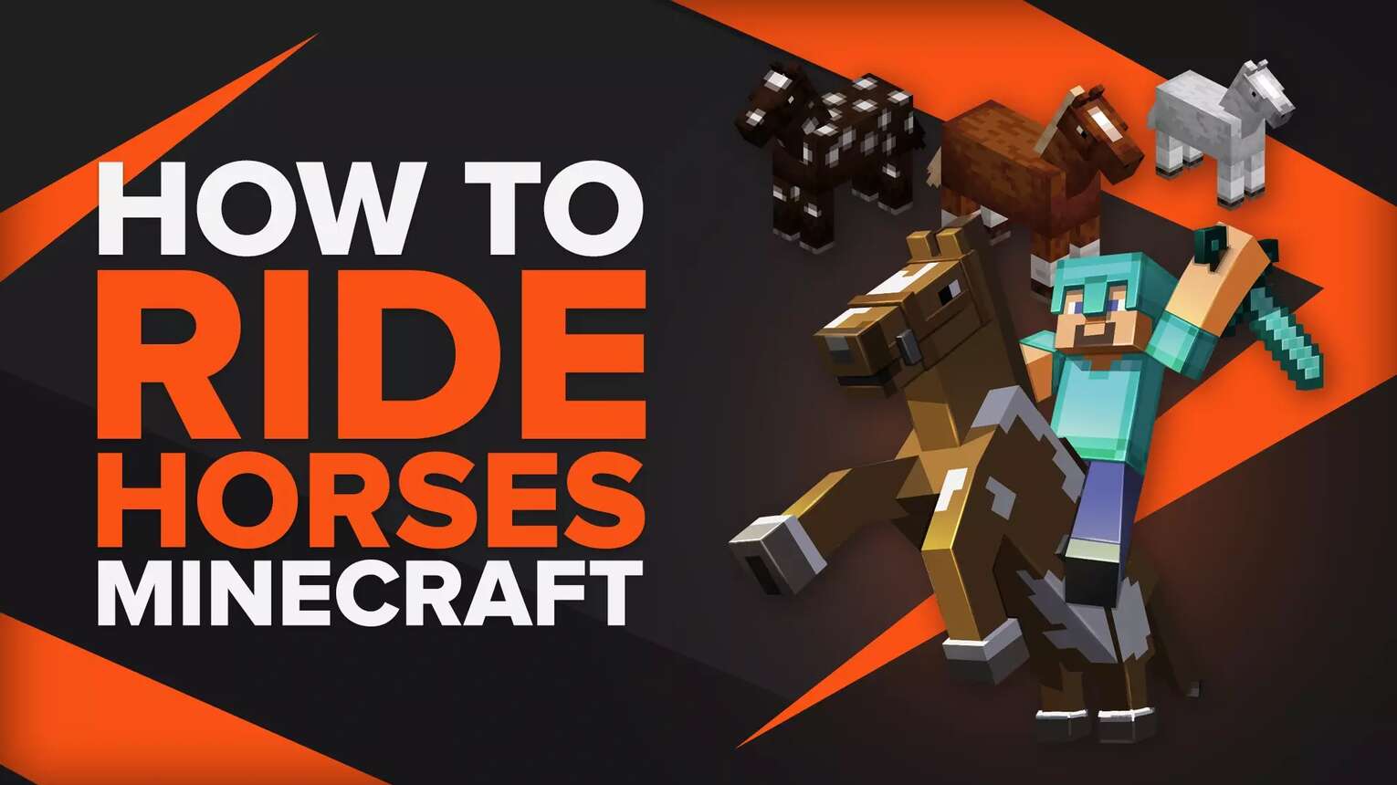 Comment monter facilement un cheval dans Minecraft