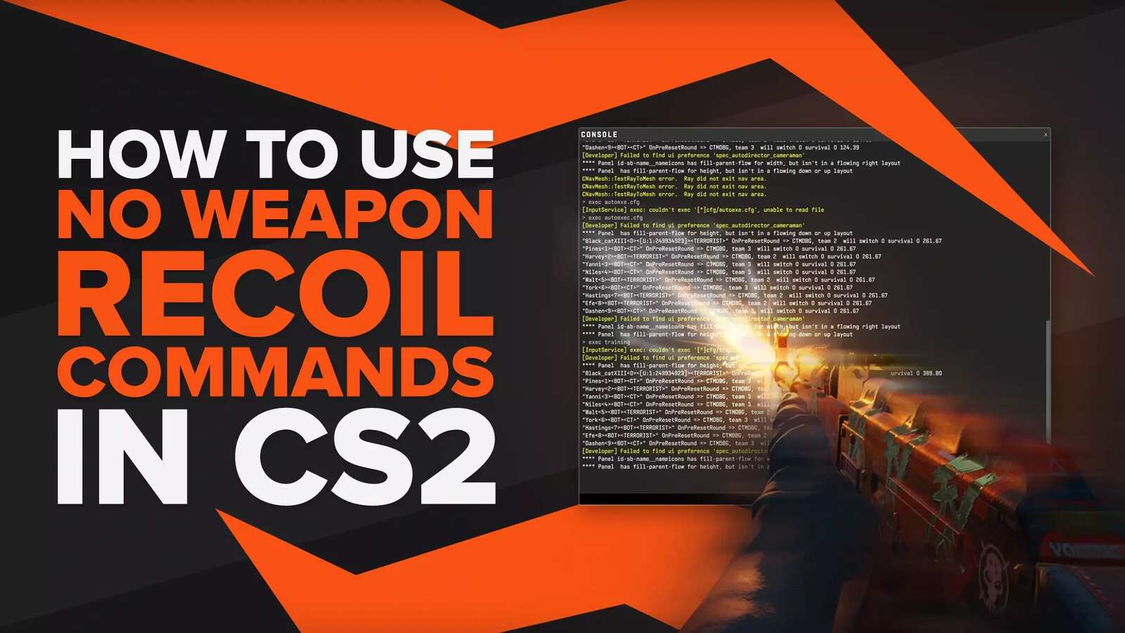 How To Use The No Weapon Recoil Command In CS2 (CSGO)