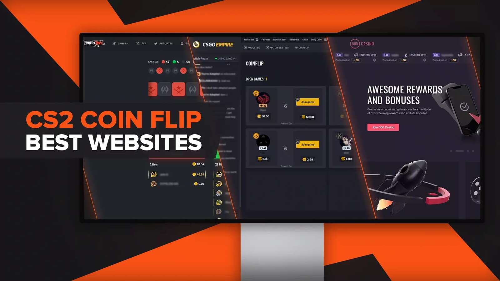 Best CS2 (CSGO) Coinflip Websites [All Tested by Us]