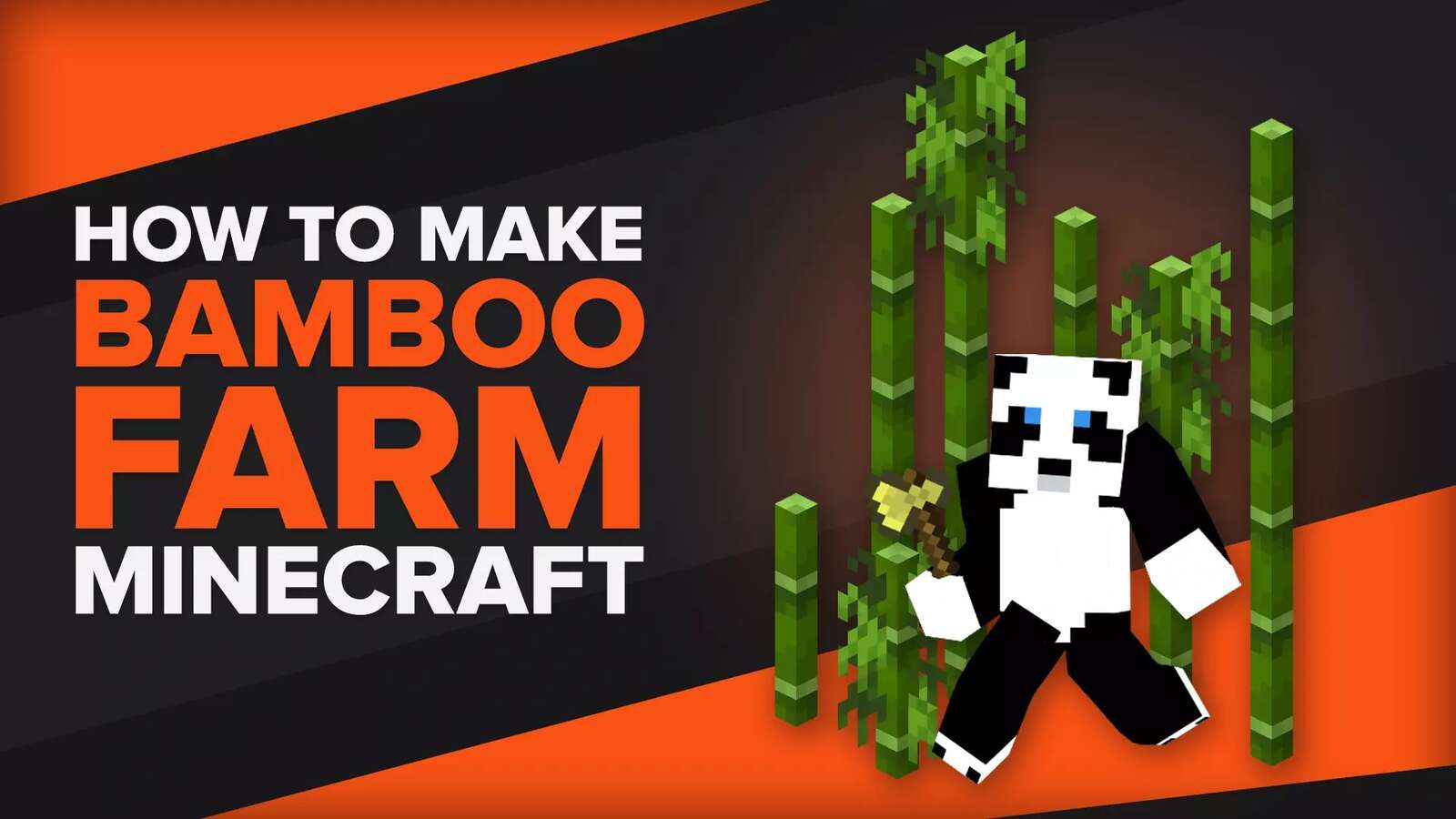 How to Make an Automatic Bamboo Farm in Minecraft