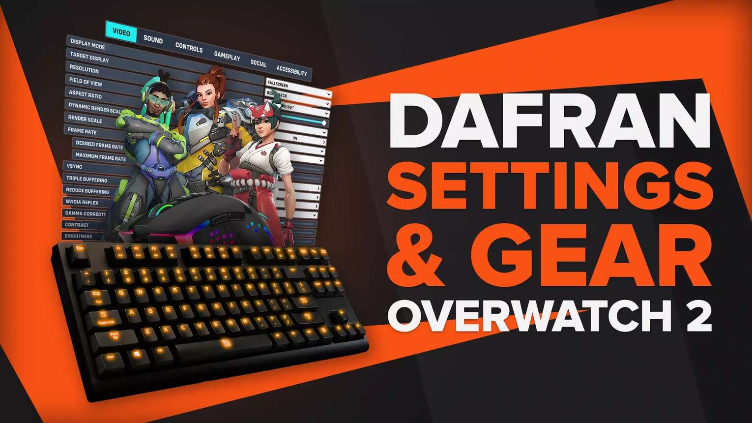 Dafran's Settings & Gear for Overwatch 2 [Updated]