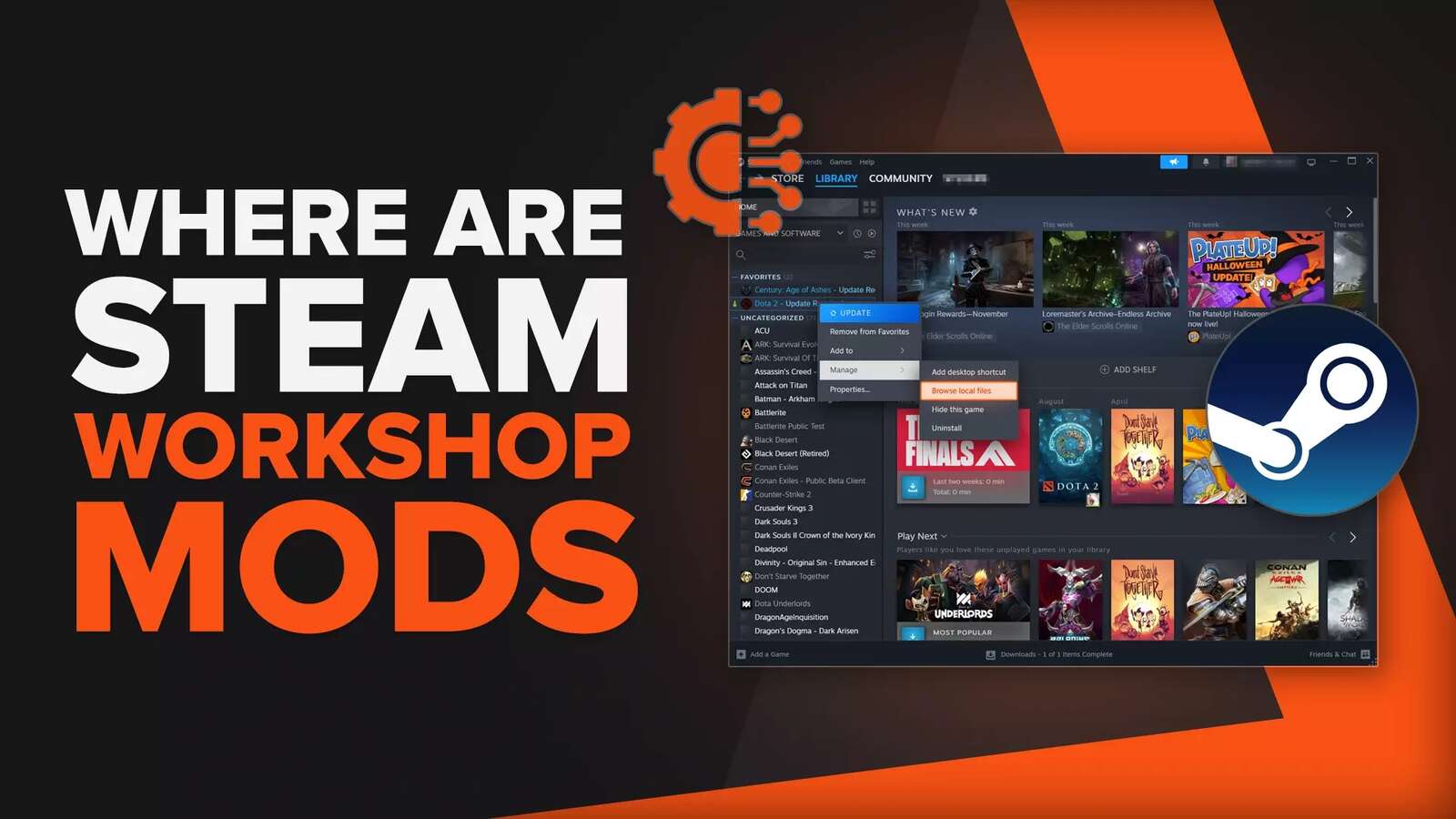 Here's Where Steam Workshop Mods are Stored on Your PC