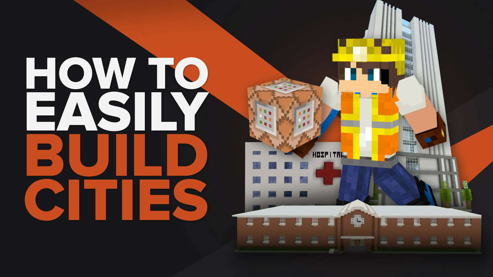 How to Build a City Easy In Minecraft