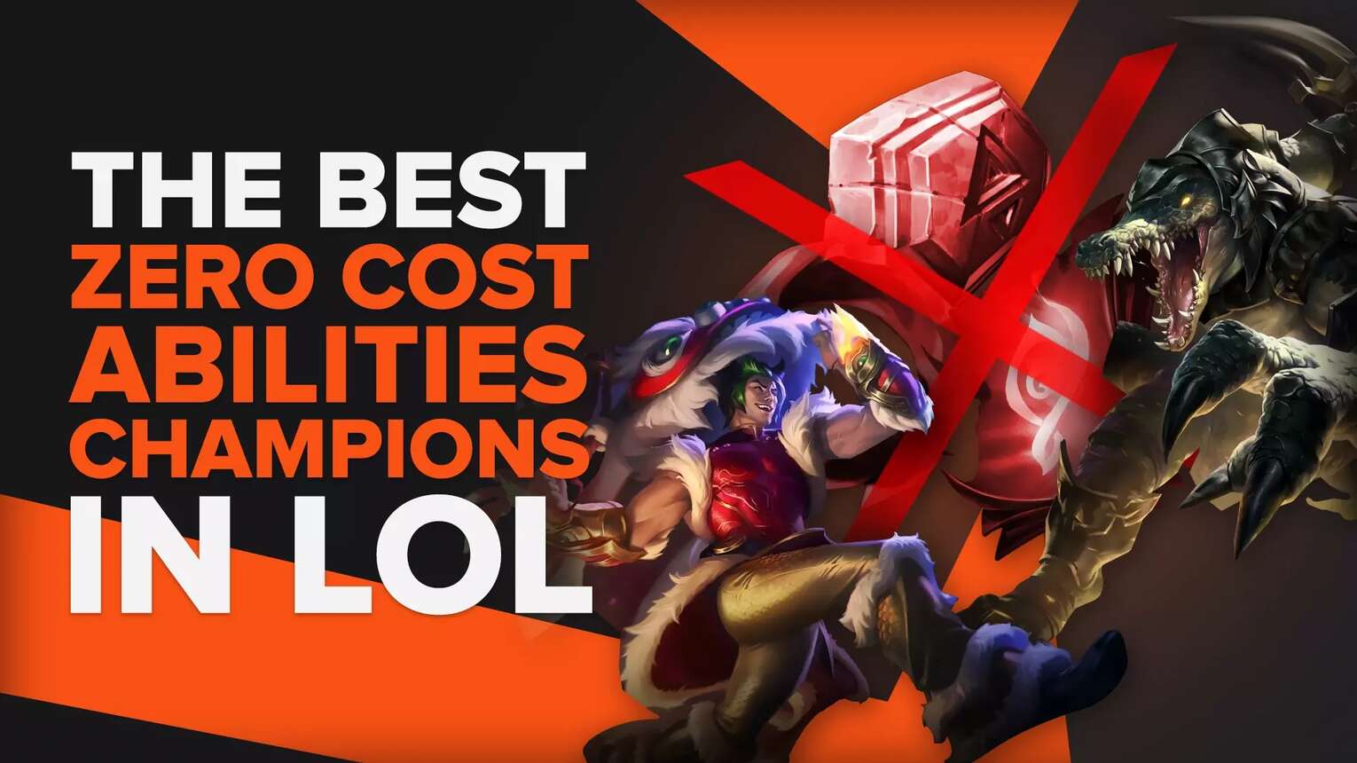 Top 10 LoL Champions With Zero Cost Abilities