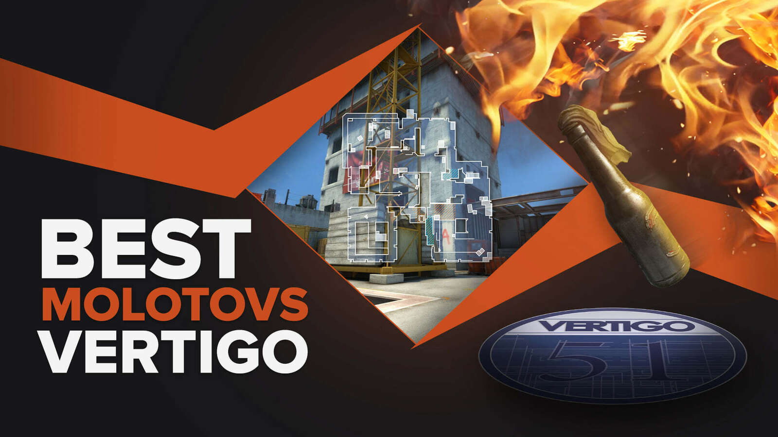 CS2 (CSGO) Best Molotovs on Vertigo